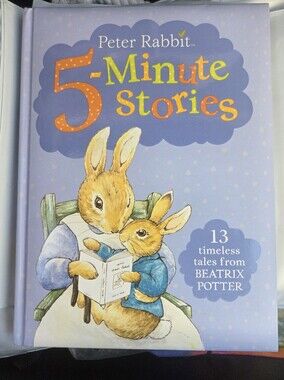Peter Rabbit 5-Minute Stories Children's Book - Purple